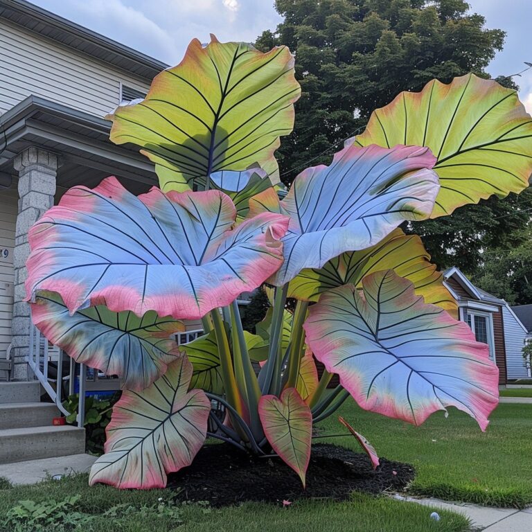 A Kaleidoscope of Color: The Enchanting Garden Colocasia