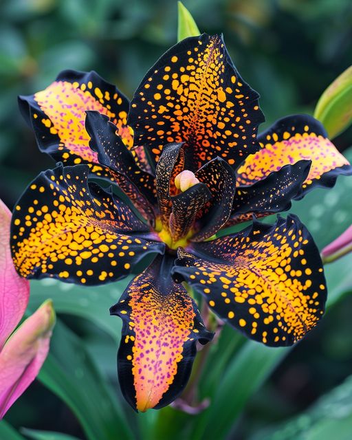 Black and Orange Leopard Lily