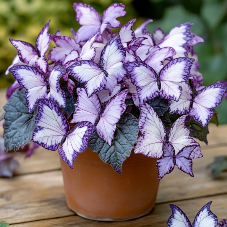 Black Begonia ‘Moonlight Butterfly’