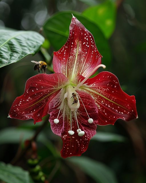 Red Star Lily Bloom