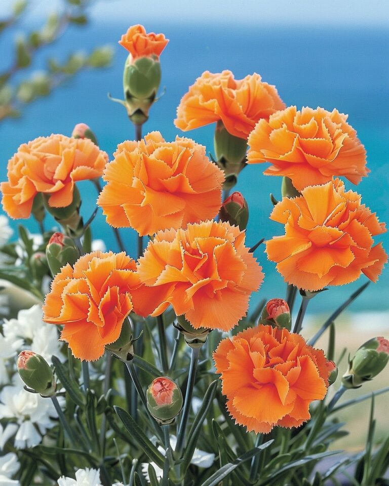 Orange Marigold Blossoms