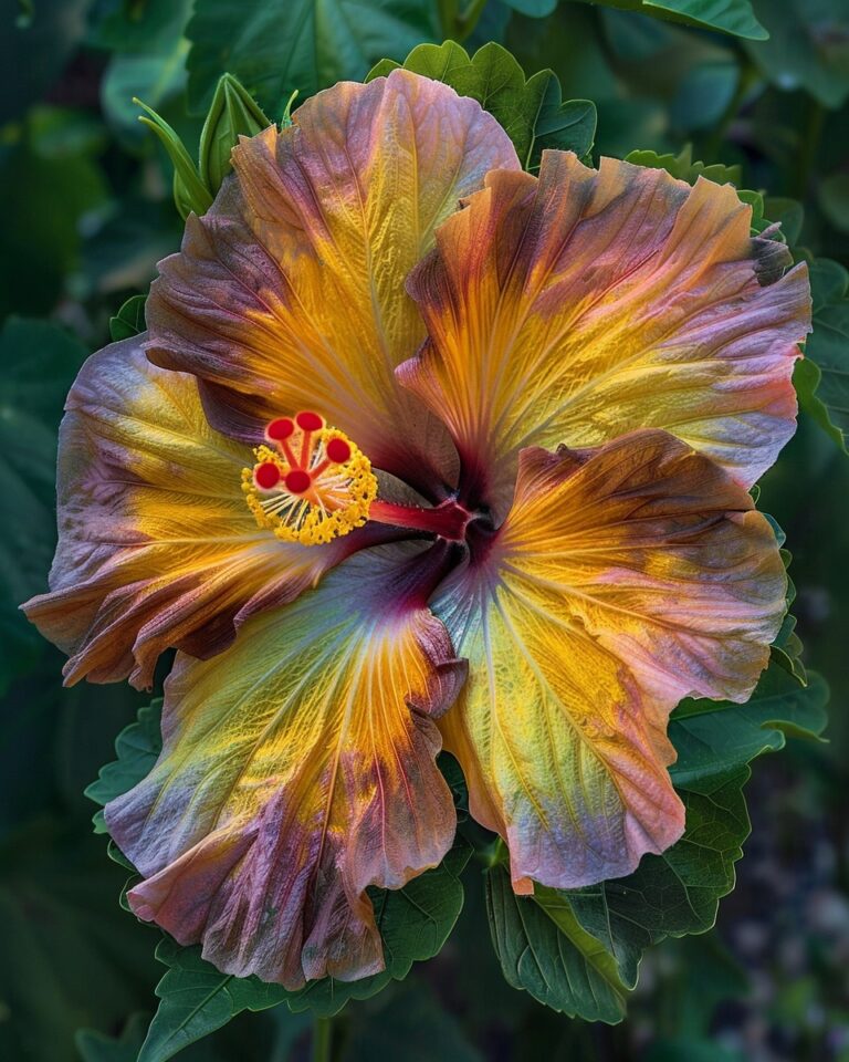 Sunset Hibiscus Bloom