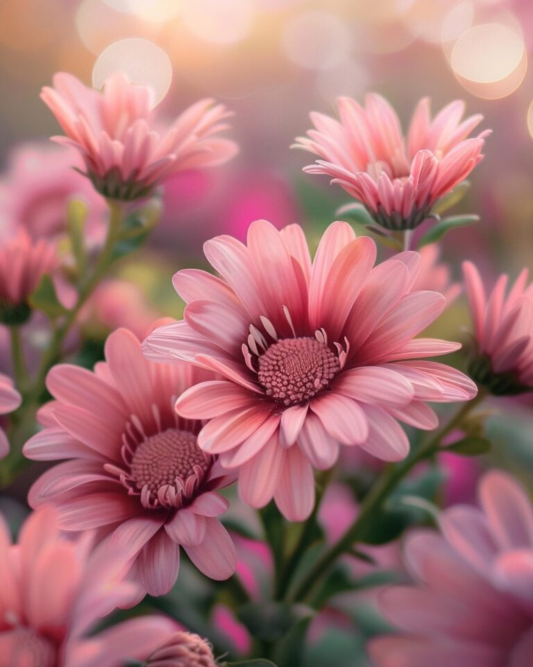 Pink Gerbera Daisies