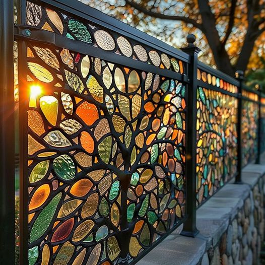 Evening sun, stained glass, and endless beauty