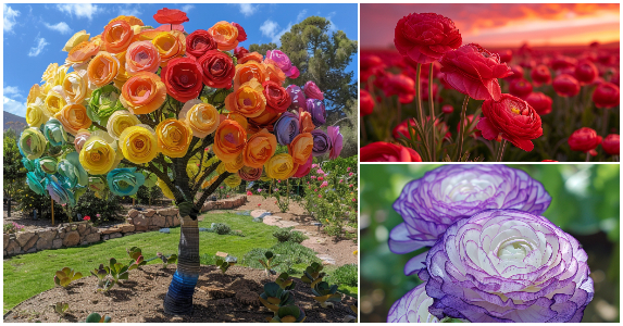 Radiant Ranunculus: A Kaleidoscope of Color and Elegance