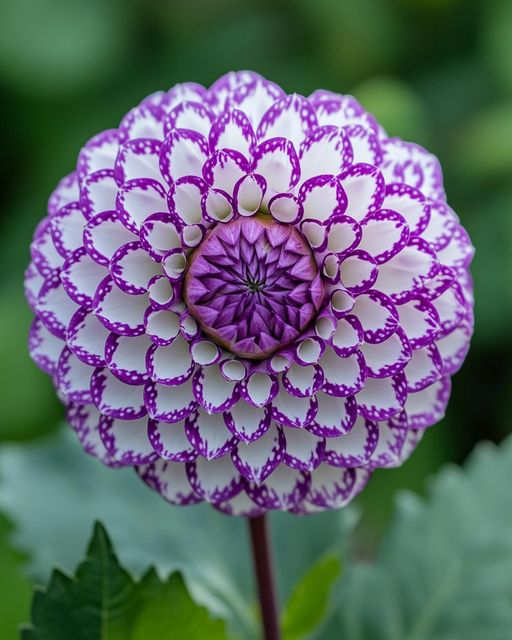 Purple Globe Dahlia