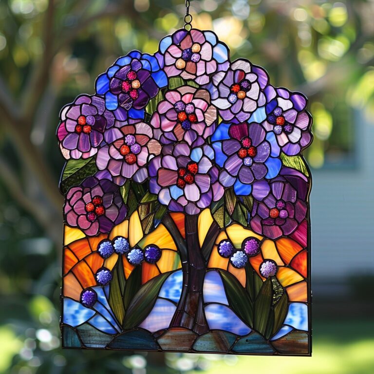 Nature’s beauty captured in glass—vibrant, colorful, and timeless!