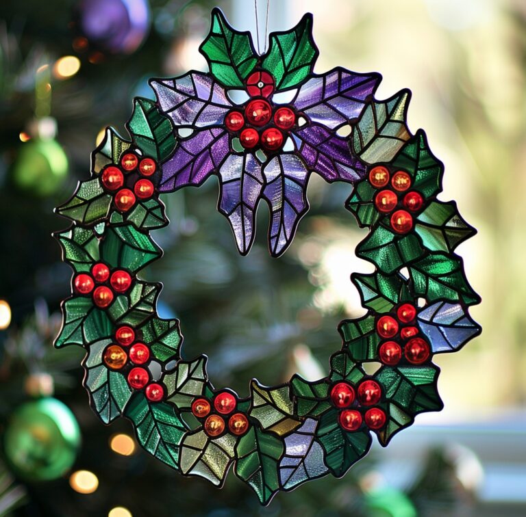 A wreath that glows with holiday cheer, perfect for Christmas magic!