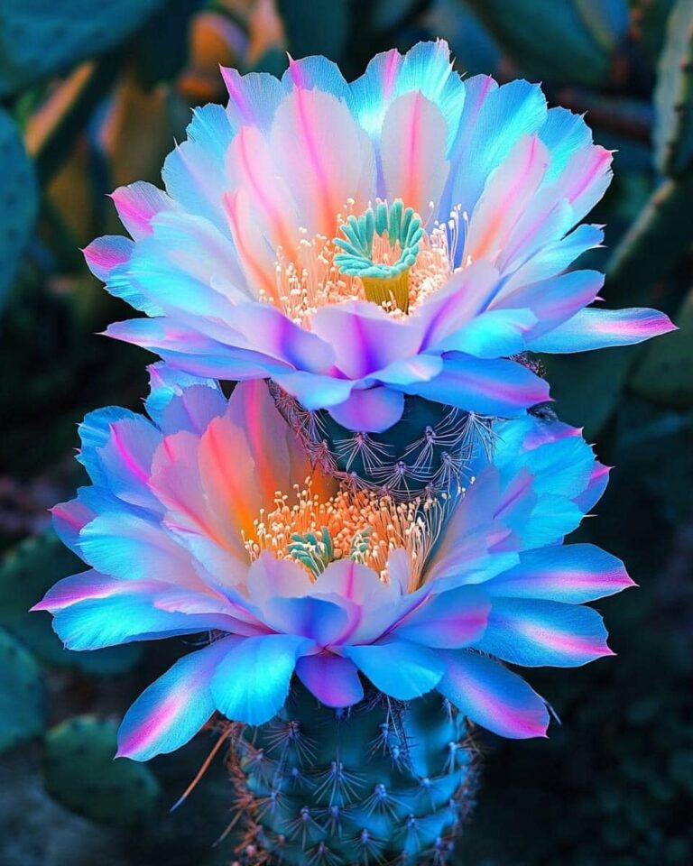 Neon Cactus Flowers