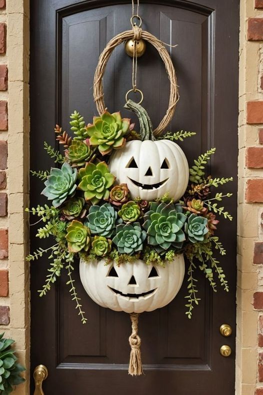 DIY Pumpkin Door Hangers