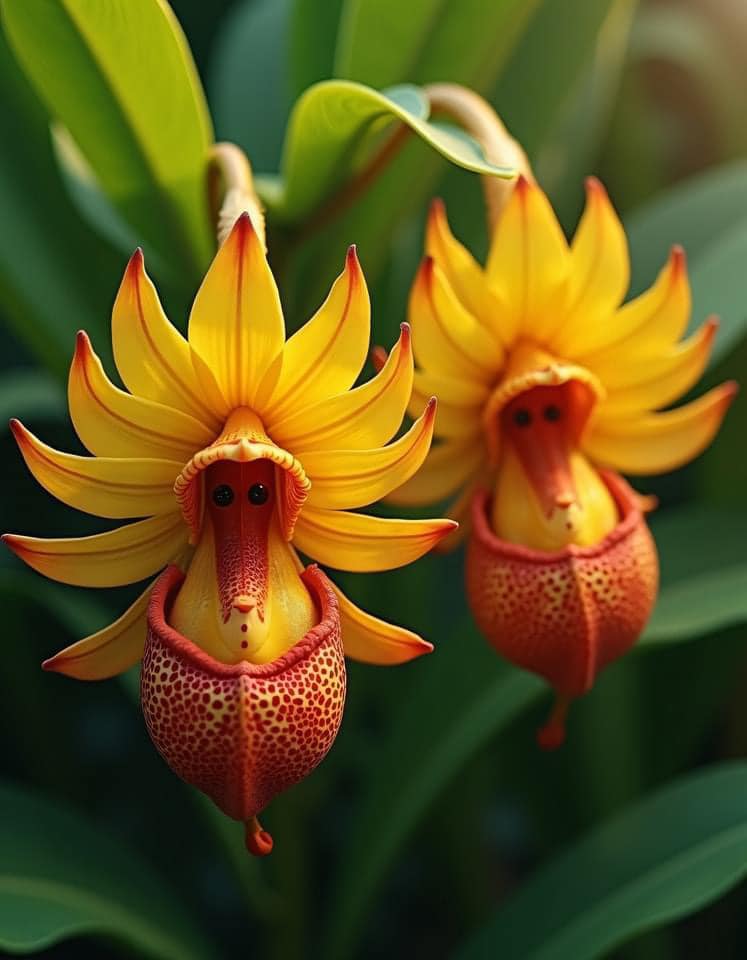 Golden Orchid Blooms