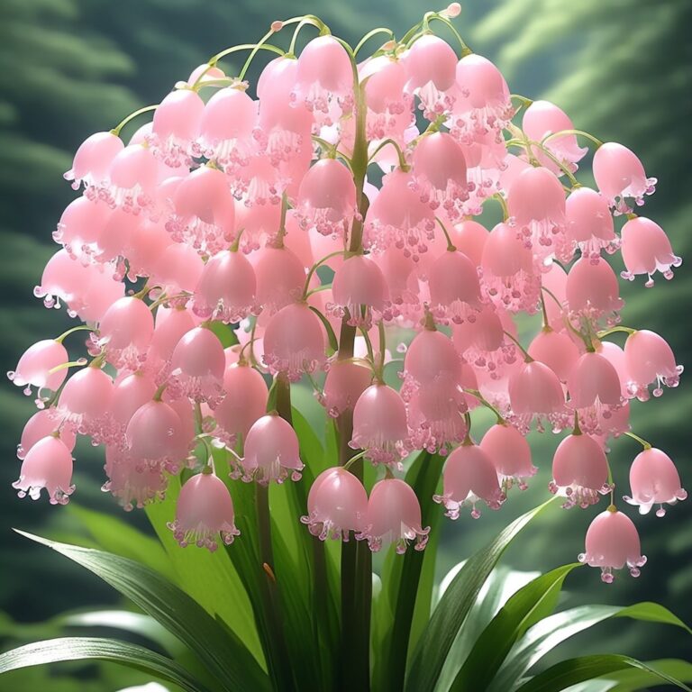 Pink Bell-Shaped Flowers