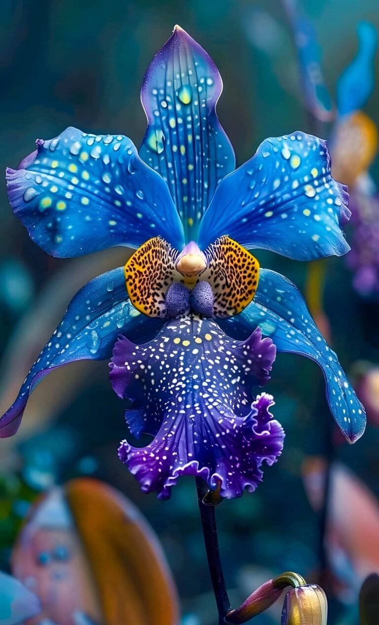 Blue Spotted Orchid