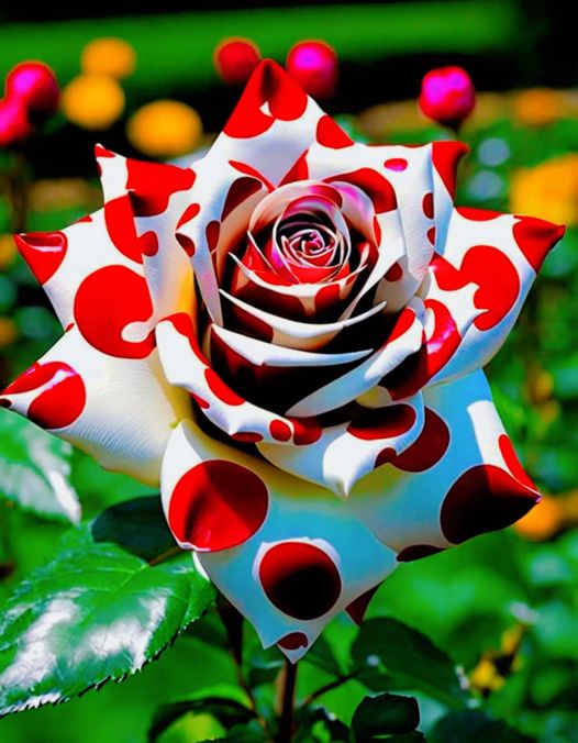 Red Polka-Dot Rose