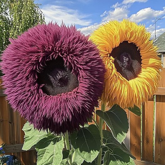 Giant Sunflower with Fluffy Petals